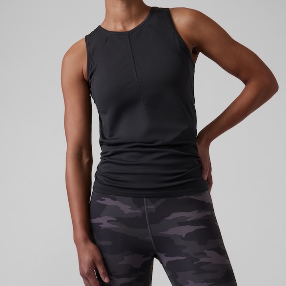 Athleta Foothill Seamless Tank XS Black